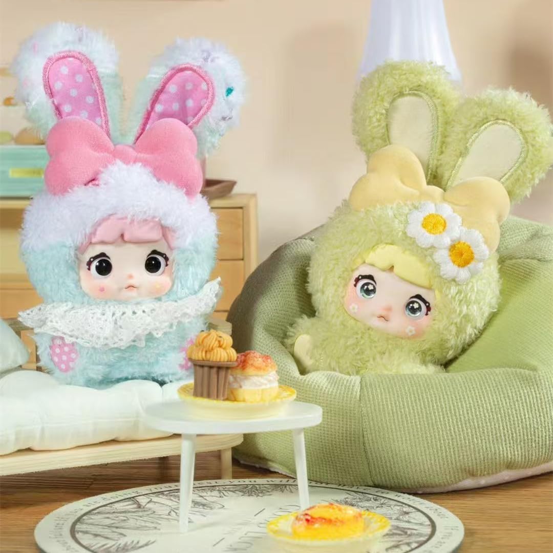 Shopular Nommi Sweetheart Bunny Series Blind Box 2ndgen Mibao Kawaii Action Figure Mystery Plush Doll Bag Keychain Pendant - Image 5