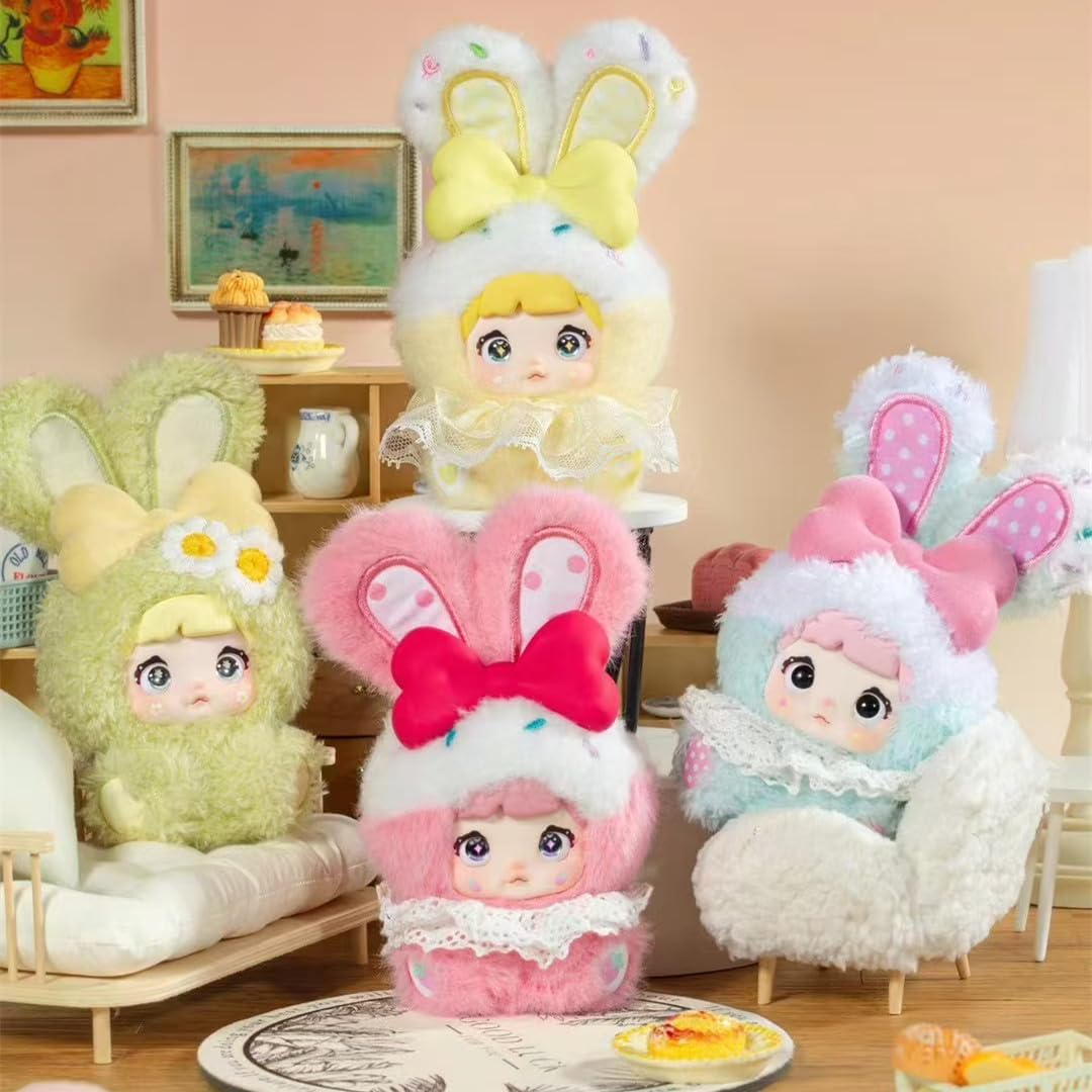 Shopular Nommi Sweetheart Bunny Series Blind Box 2ndgen Mibao Kawaii Action Figure Mystery Plush Doll Bag Keychain Pendant - Image 3