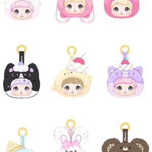 Shopular Nommi Sweetness 100% Series Blind Box Kawaii Action Figure Mystery Vinyl Plush Doll Bag Keychain Pendant