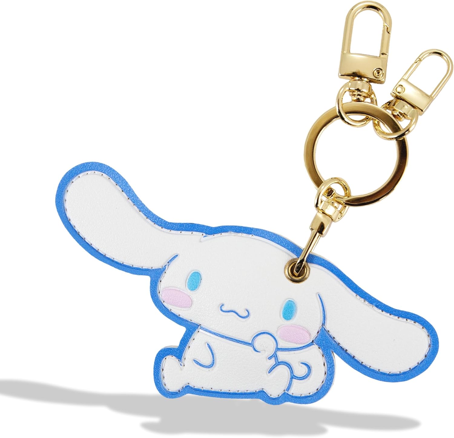 Sonix x Sanrio Plush Phone Wallet - Fuzzy Character Crossbody Bag (Cinnamoroll) + AirTag Keychain Cover (Cinnamoroll) - Image 3
