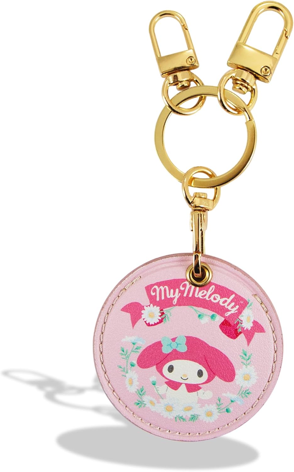 Sonix x Sanrio Plush Phone Wallet - Fuzzy Character Crossbody Bag (My Melody) + AirTag Keychain Cover (Floral My Melody) - Image 3