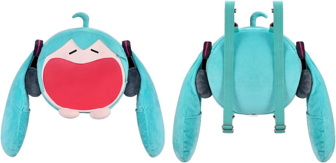The First Sound of Animation The Future Hatsune&Miku Kawaii Backpack, Comic-Con y2k Shoulder Bag Daypack Kawaii Backpack Grunge Itabag Purse