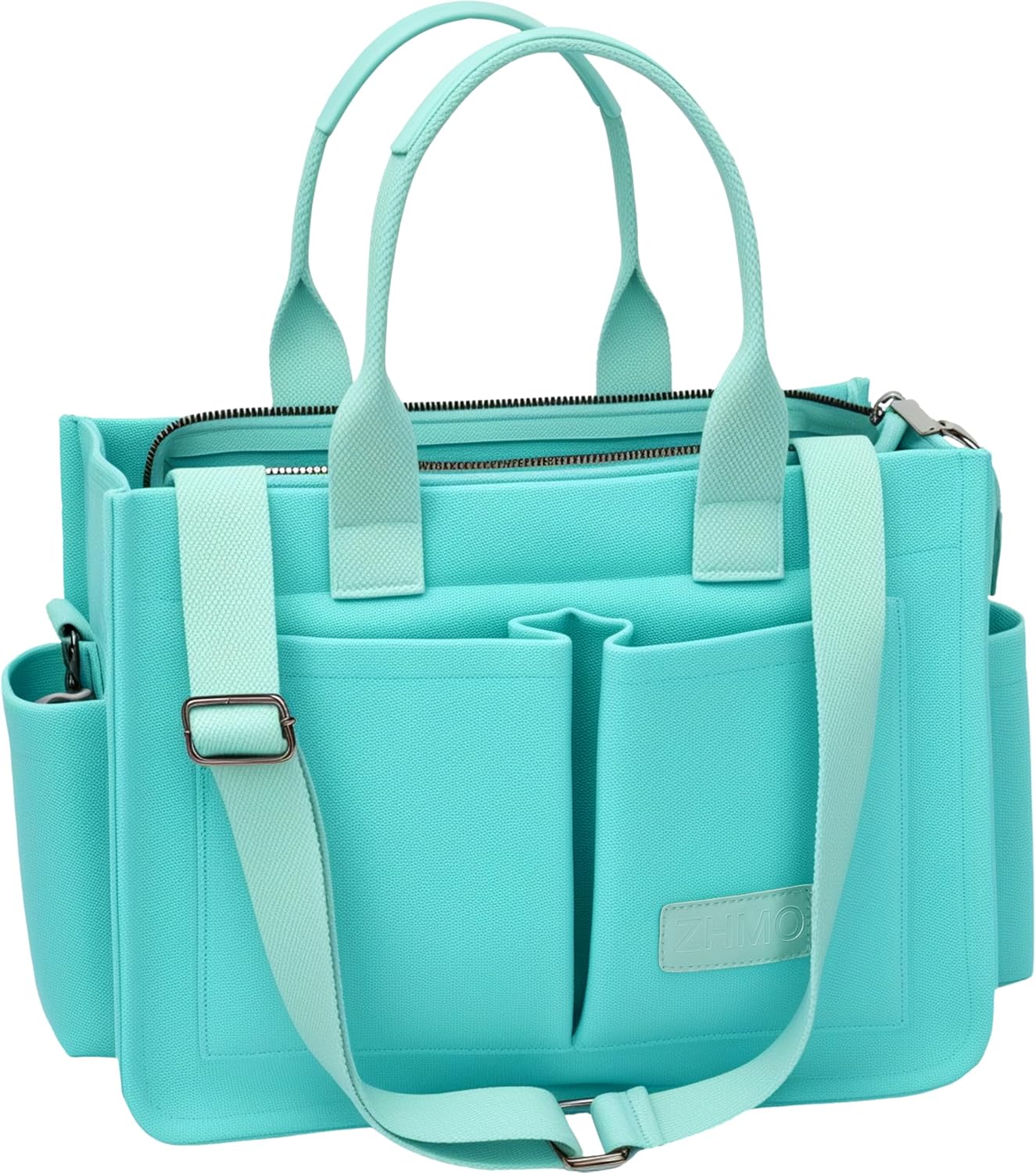 Tote Bag for Women With Compartments,Large Canvas Tote Women's Purse Crossbody Bags Work Laptop Book Bag Satchels Handbags - Image 22