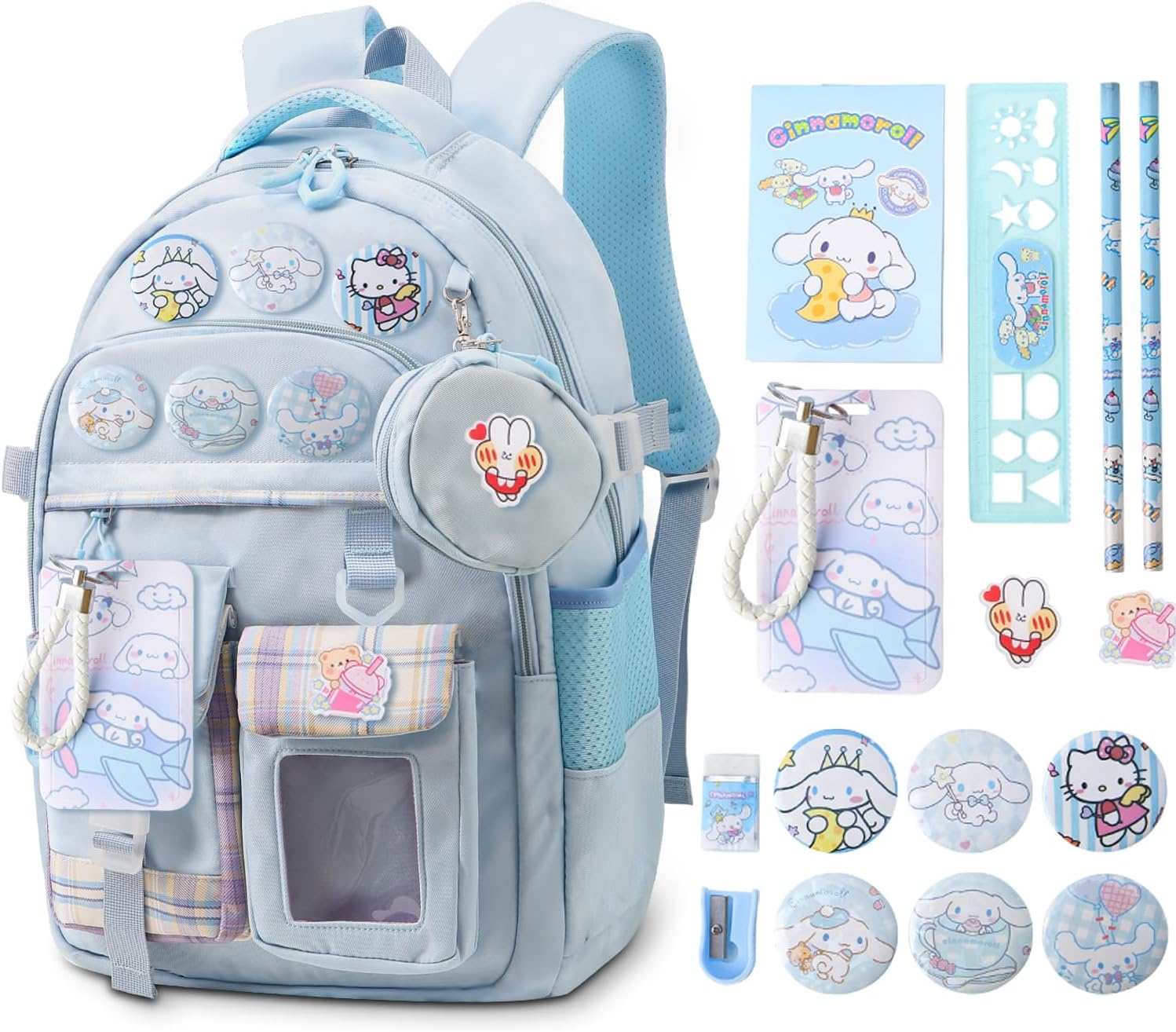 TOTEXISAP Boys Kids Rolling Backpack for Girls School, 21 Inch Rolling Bookbag Silent Wheeled, Water-Resistant Backpack with Wheels - Image 8