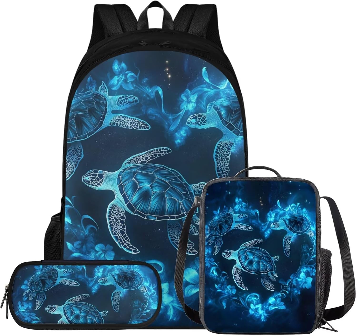 Viewamoon Kawaii Axolotl Backpack with Lunchbox Set Of 3 Y2K Bookbag Set for Kids Girls Large Capacity School Bag Set for Teen Elementary Preschool Middle School Shoulder Bag Laptop Shoulder Bag - Image 18