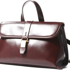 Vintage Postman Bag Women's Large Capacity Handbag Commuter Crossbody Size 26 * 10 * 15cm