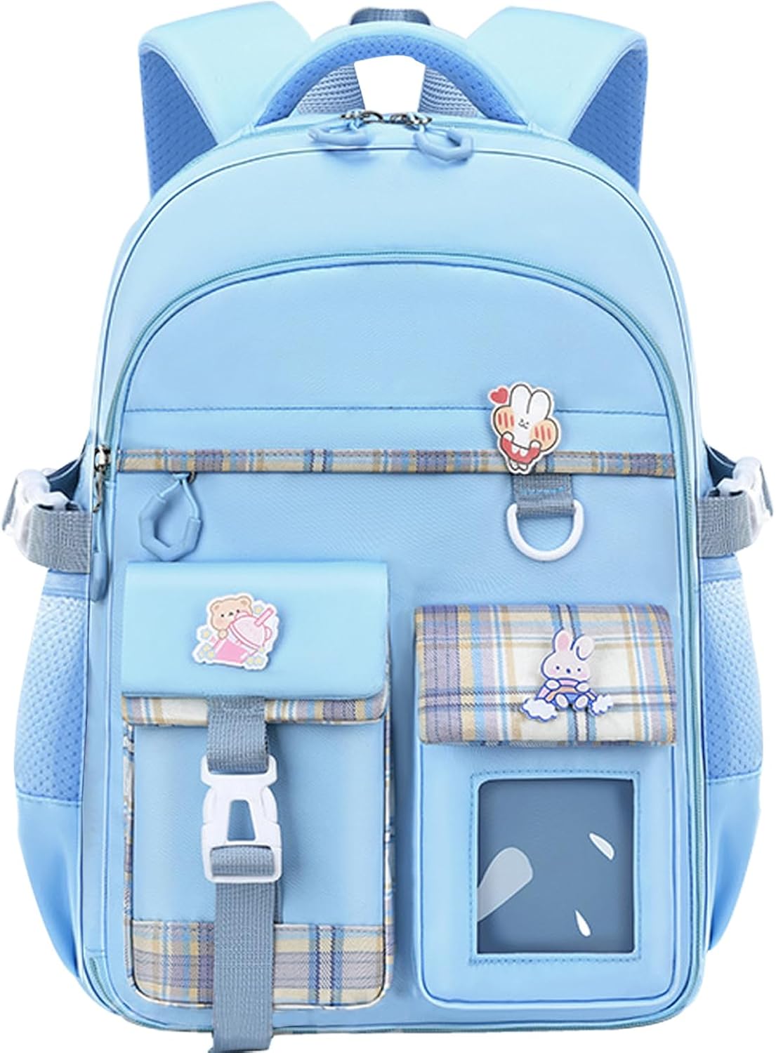 WYCY School Backpacks for Girls Kawaii Backpack Big Capacity Kids School Bag with Lunch Box for 6-12 Years Old - Image 3