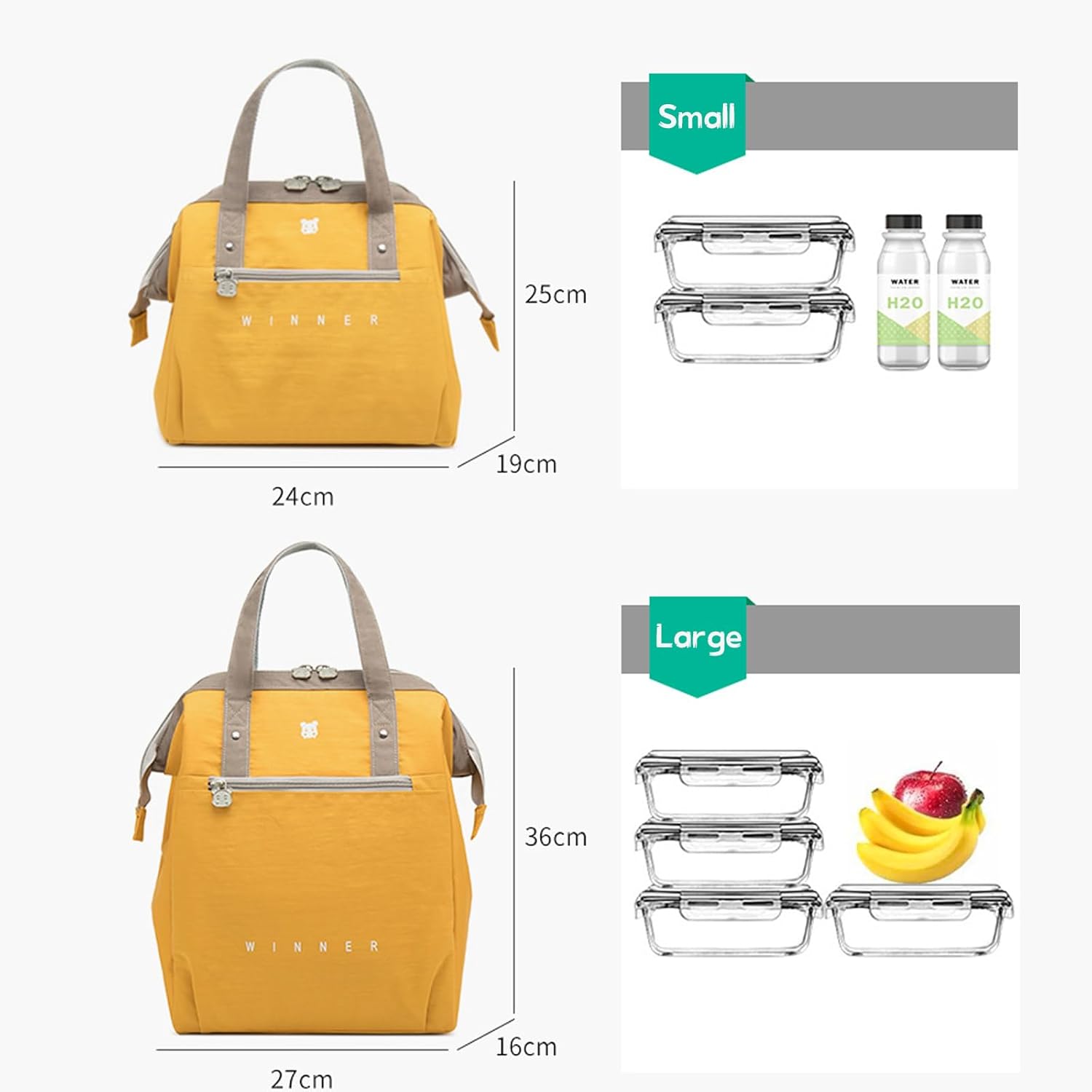 WYCY School Backpacks for Girls Kawaii Backpack Big Capacity Kids School Bag with Lunch Box for 6-12 Years Old - Image 2