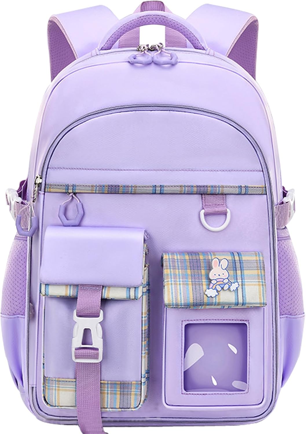 WYCY School Backpacks for Girls Kawaii Backpack with Lunch Box Big Capacity Kids School Bag for Girls 6-12 Years Old - Image 3
