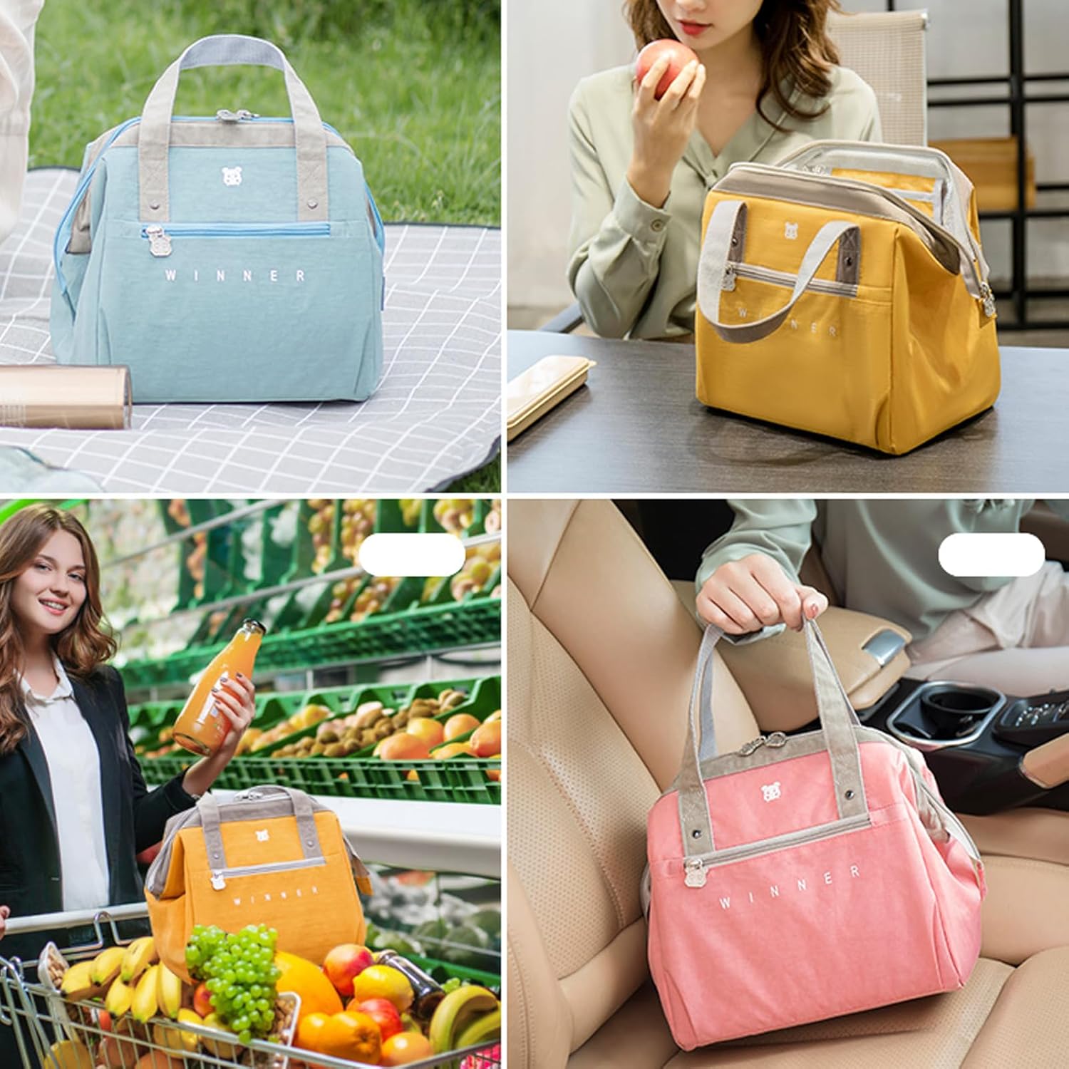 WYCY School Backpacks for Girls Kawaii Backpack with Lunch Box Big Capacity Kids School Bag for Girls 6-12 Years Old - Image 9