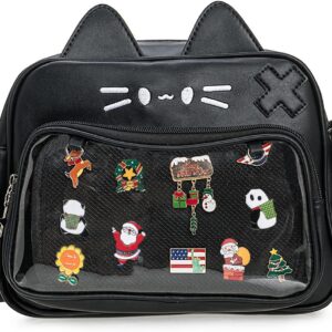ZAROXOXS Kawaii Ita Bag Backpack Crossbody Bag Shoulder Bags i##e##s: Cat ^^ Multi-Purpose ^^ Pin Display ^^ with Insert :i##e##s