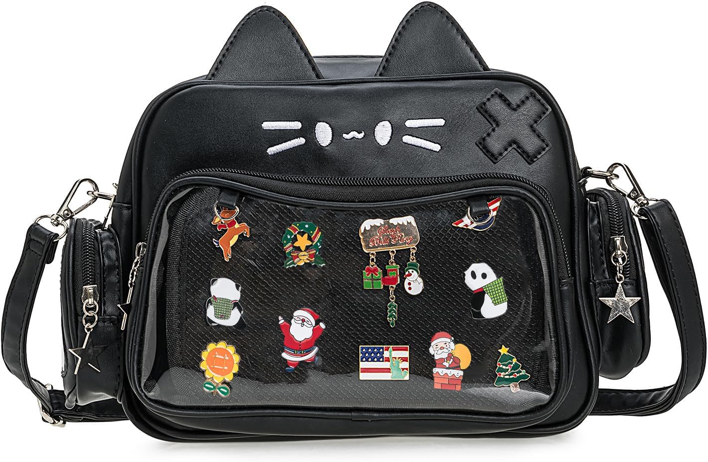 ZAROXOXS Kawaii Ita Bag Backpack Crossbody Bag Shoulder Bags i##e##s: Cat ^^ Multi-Purpose ^^ Pin Display ^^ with Insert :i##e##s